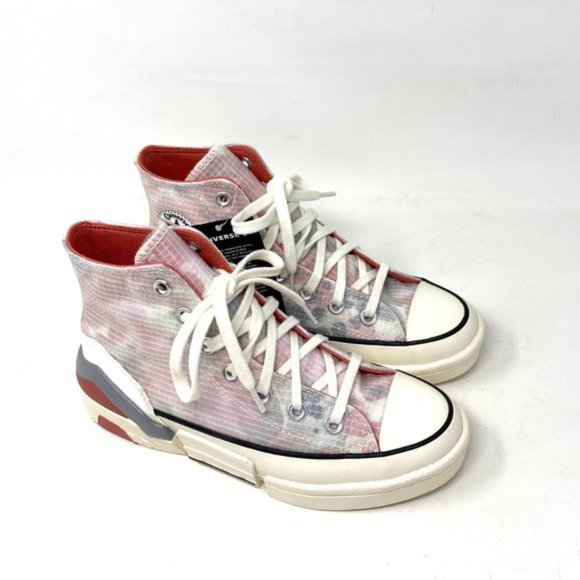 💖MEGA SALE💖Converse All Star CPX70 Hi Washed Floral Platform Pink Women 57228 - Picture 2 of 9